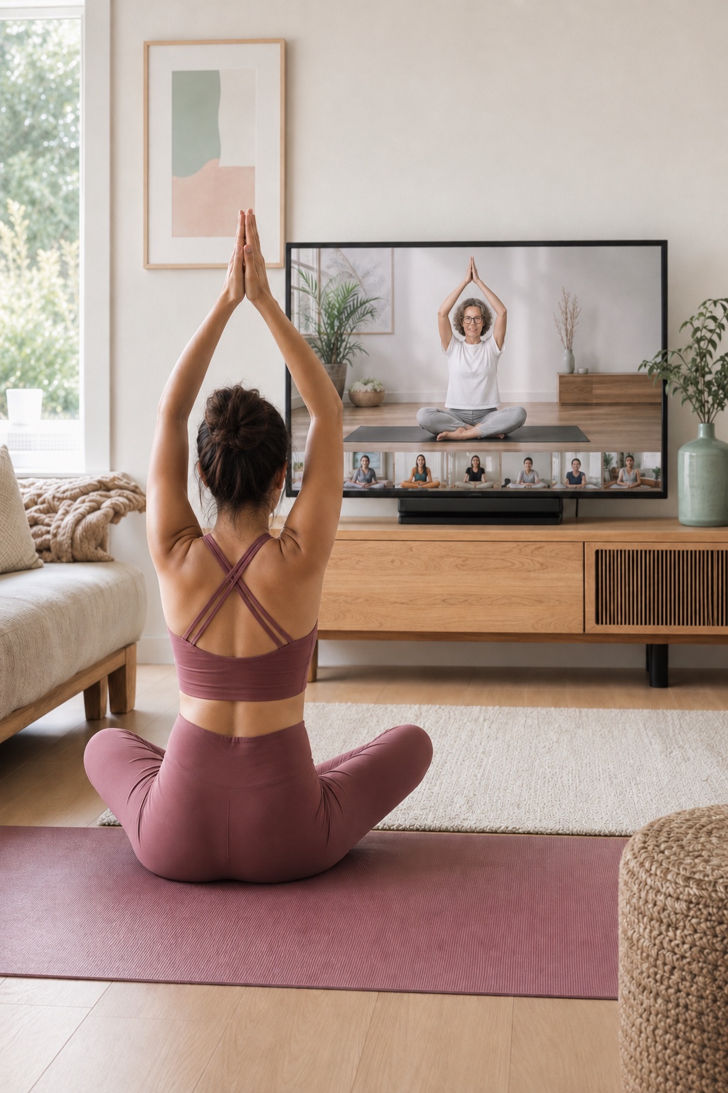 Lezione di Vinyasa Yoga online seguita da casa